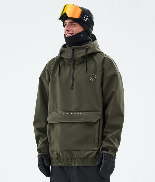 Dope Cyclone Skijacke Herren Olive Green
