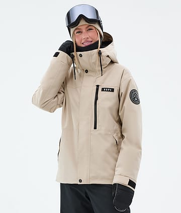 Dope Blizzard W Full Zip Snowboard Jacket Women Sand