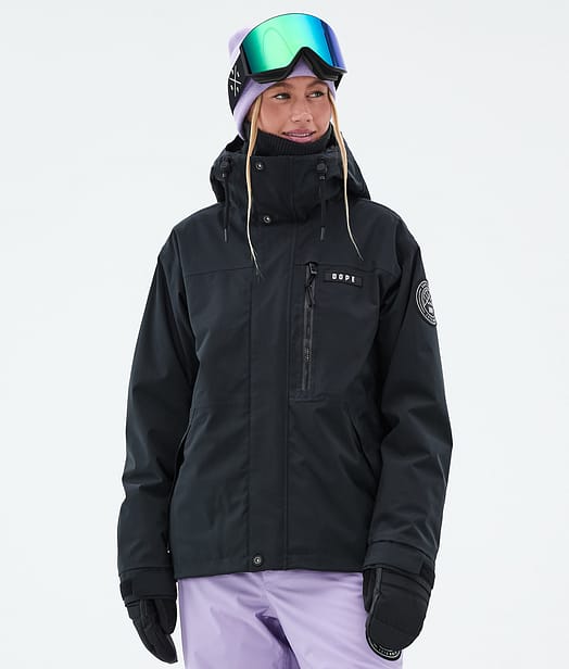 Dope Blizzard W Full Zip Skijacke Damen Black