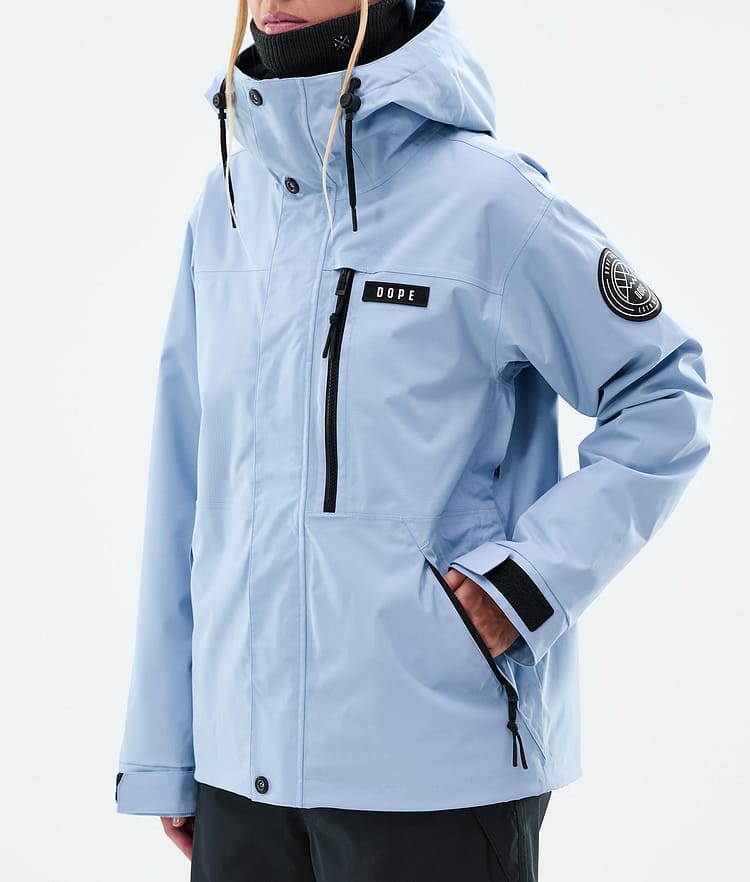 Dope Blizzard W Full Zip Chaqueta Snowboard Mujer Light Blue, Imagen 7 de 9