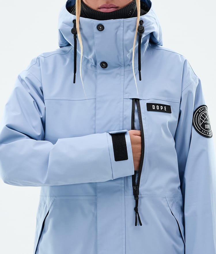 Dope Blizzard W Full Zip Chaqueta Snowboard Mujer Light Blue, Imagen 8 de 9
