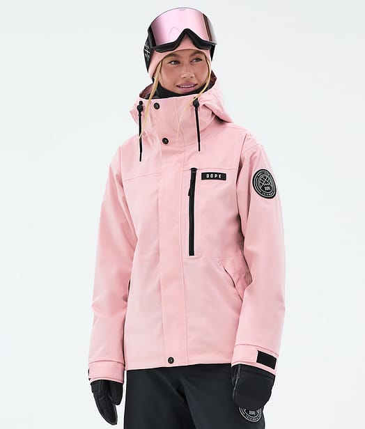 Dope Blizzard W Full Zip Skijacke Damen Soft Pink