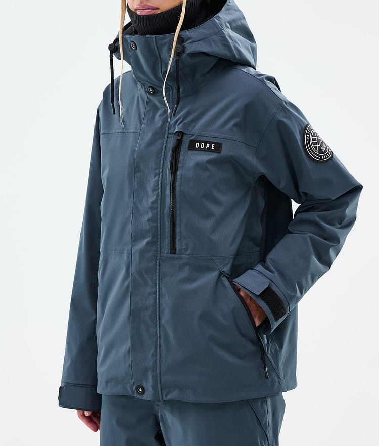 Dope Blizzard W Full Zip Chaqueta Snowboard Mujer Metal Blue, Imagen 7 de 9