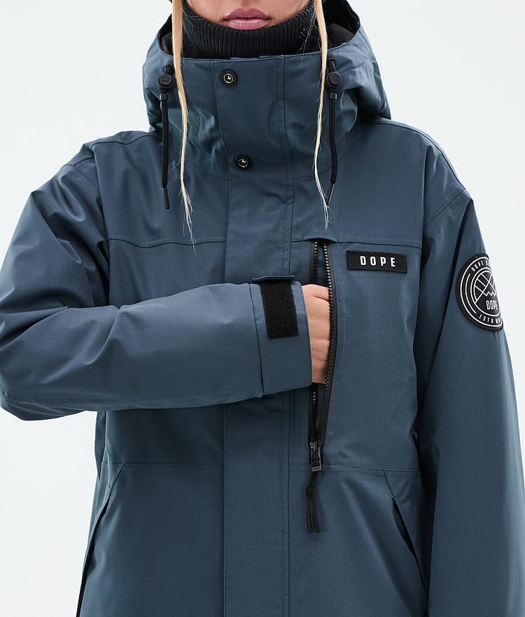 Dope Blizzard W Full Zip Chaqueta Snowboard Mujer Metal Blue, Imagen 8 de 9