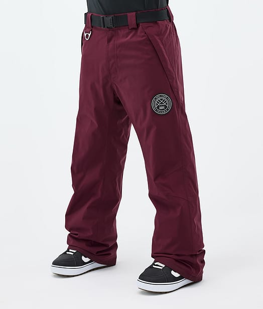 Dope Blizzard Snowboard Broek Heren Burgundy