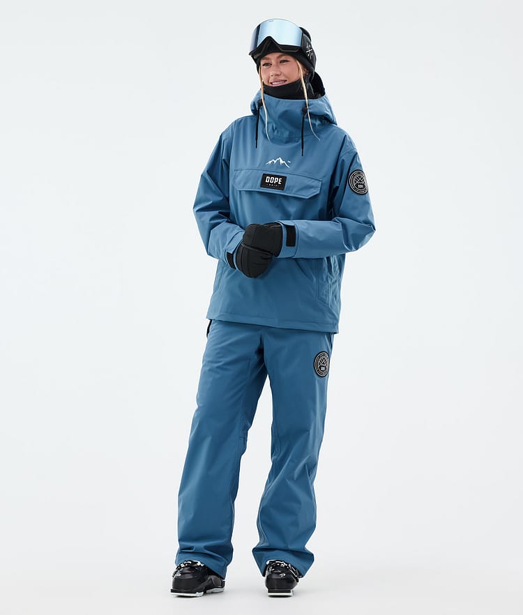 Dope Blizzard W Pantalon de Ski Femme Blue Steel, Image 2 sur 5