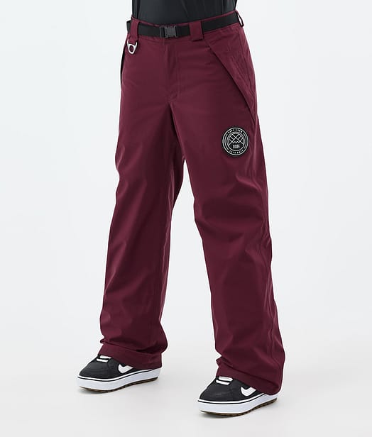Dope Blizzard W Pantalon de Snowboard Femme Burgundy