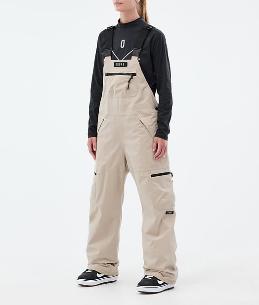 Dope Vertex W Snowboard Bukser Dame Sand