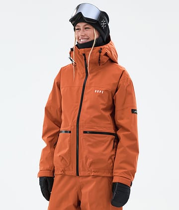 Dope Vertex W Snowboard Jacket Women Burned Orange