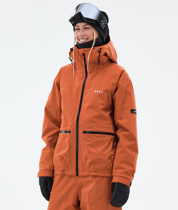 Dope Vertex W Chaqueta Snowboard Mujer Burned Orange, Imagen 1 de 8