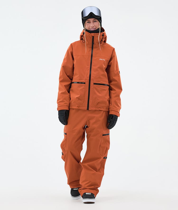 Dope Vertex W Chaqueta Snowboard Mujer Burned Orange, Imagen 2 de 8