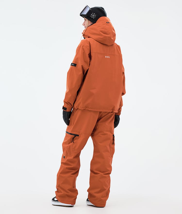 Dope Vertex W Chaqueta Snowboard Mujer Burned Orange, Imagen 4 de 8
