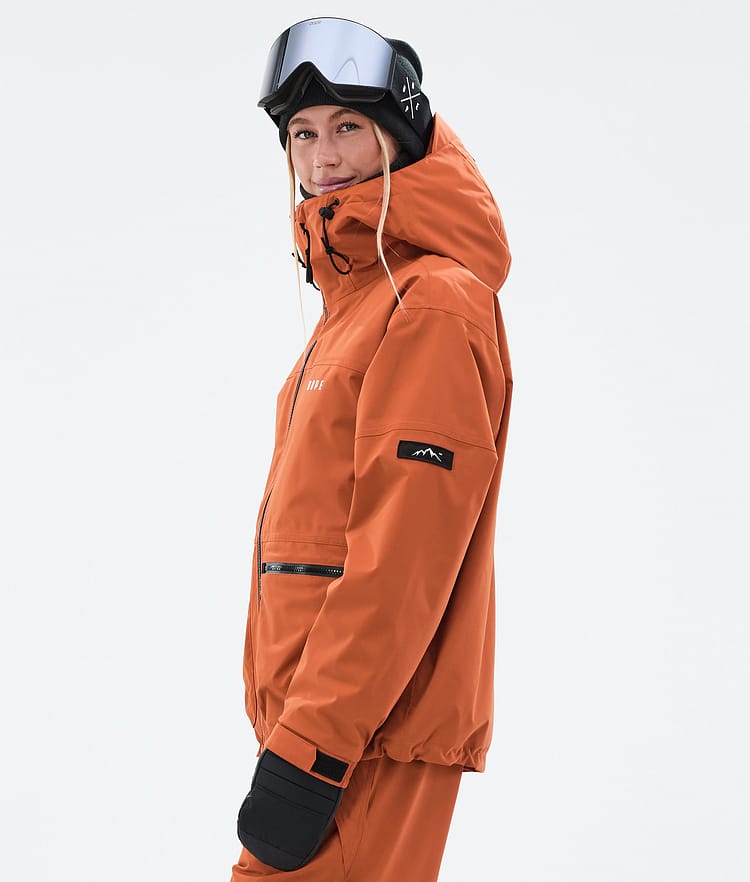 Dope Vertex W Chaqueta Snowboard Mujer Burned Orange, Imagen 5 de 8
