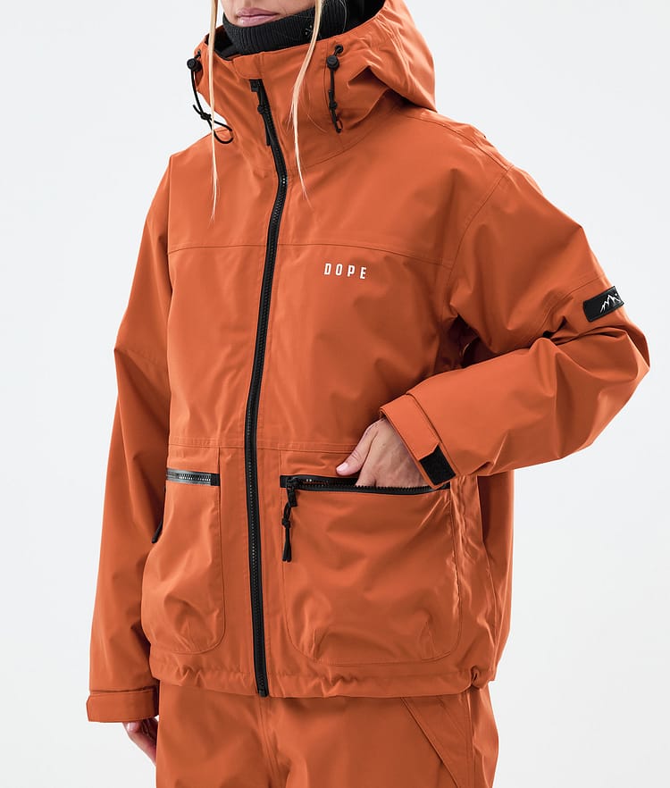 Dope Vertex W Chaqueta Snowboard Mujer Burned Orange, Imagen 7 de 8