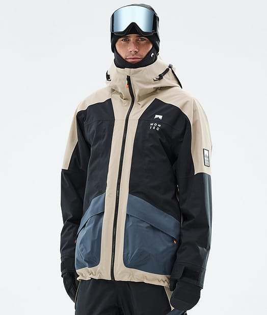 Montec Morpheus Chaqueta Snowboard Hombre Sand/Black/Metal Blue