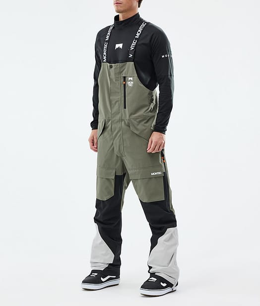 Montec Fawk Snowboardhose Herren Greenish/Black/Light Grey