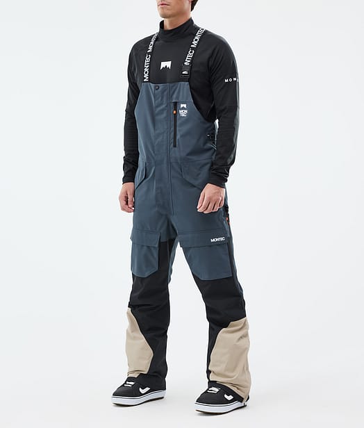 Montec Fawk Snowboardhose Herren Metal Blue/Black/Sand