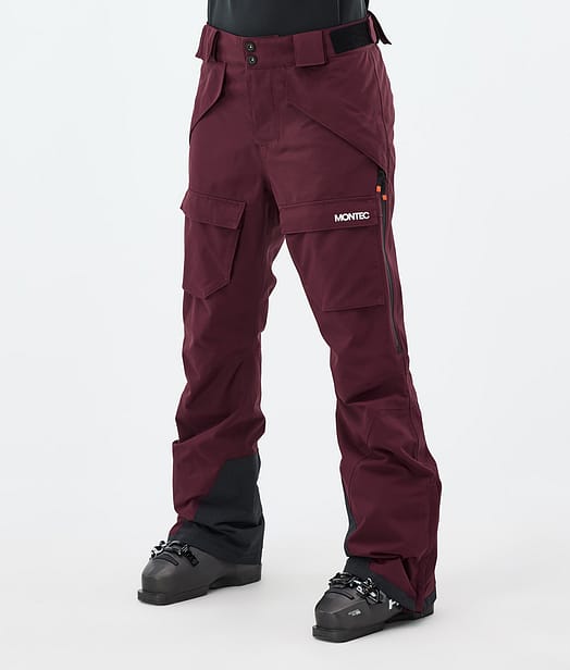 Montec Kirin W Pantaloni Sci Donna Burgundy
