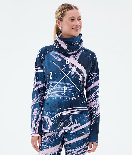 Dope Snuggle W Baselayer top Dame 2X-Up Carvings Pink