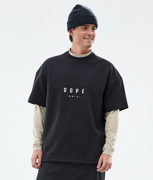 Dope Forge Midlayer T-shirt Heren Black