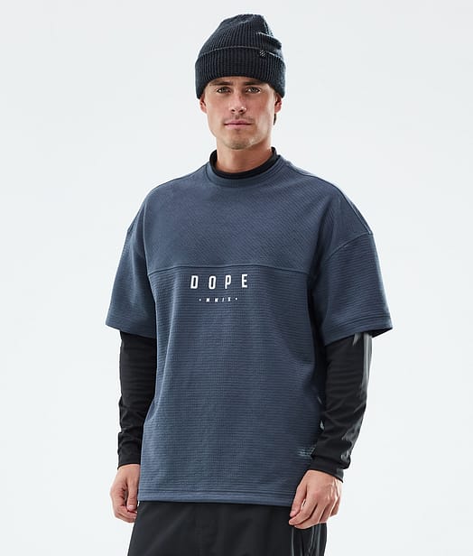 Dope Forge Midlayer T-shirt Heren Metal Blue