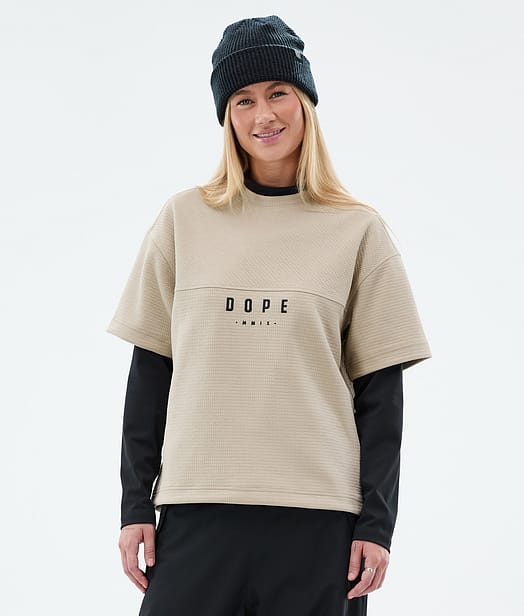 Dope Forge W T-shirt Midlayer Femme Sand