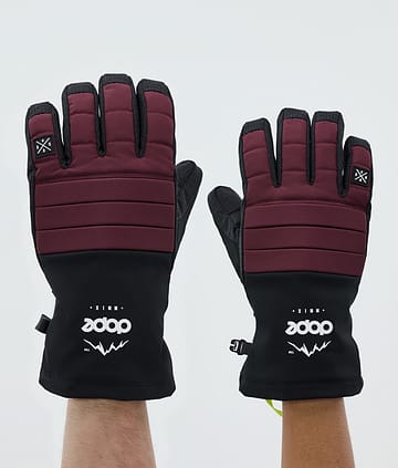 Dope Ace Gants de Ski Burgundy