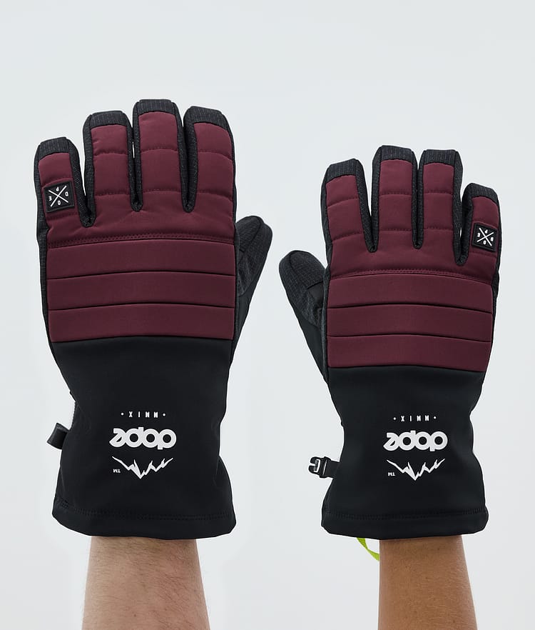 Dope Ace Gants de Ski Burgundy, Image 1 sur 4