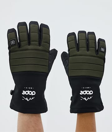 Dope Ace Gants de Ski Olive Green