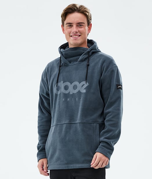 Dope Cozy II Fleece Hoodie Heren Metal Blue