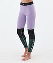 Montec Alpha W Basislaag Broek Dames Faded Violet/Black/Dark Atlantic