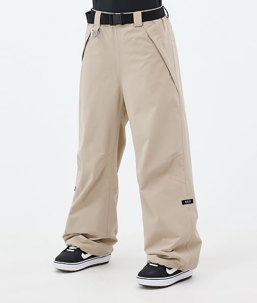 Dope Big W Snowboard Bukser Dame Sand