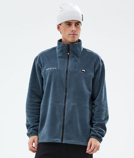 Montec Bravo Sweter Polarowy Mężczyźni Metal Blue