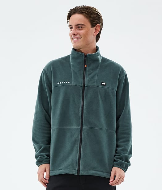 Montec Bravo Fleecová Mikina Pánské Dark Atlantic