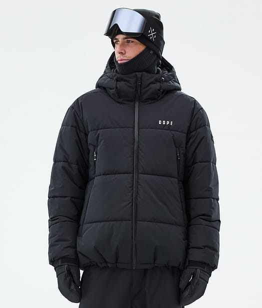 Dope Puffer Full Zip Skijacke Herren Black