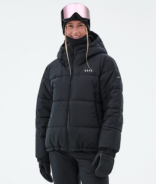 Dope Puffer W Full Zip Veste Snowboard Femme Black