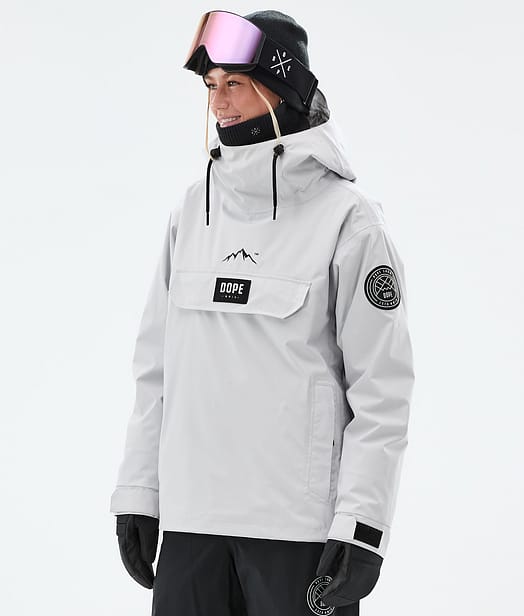 Dope Blizzard W Skijacke Damen Light Grey