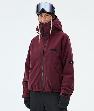 Dope Spartan W Snowboard Jacket Burgundy