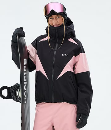Dope Spartan W Snowboard Jacket Spike Black/Soft Pink
