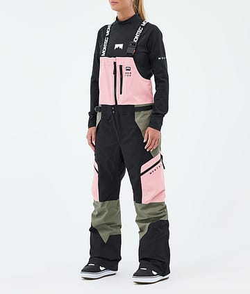 Montec Dozer W Snowboard Pants Soft Pink/Greenish/Black
