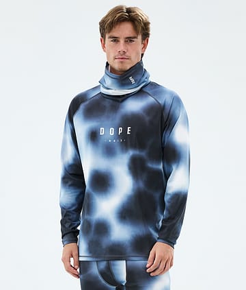 Dope Snuggle Base Layer Top MMIX Dark Blue Tiedye