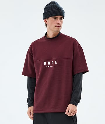 Dope Forge Midlayer T-shirt Burgundy