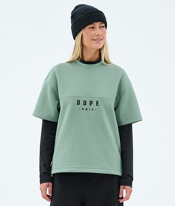 Dope Forge W Midlayer T-shirt Faded Green