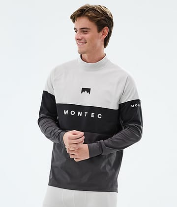 Montec Alpha Base Layer Top Light Grey/Black/Phantom