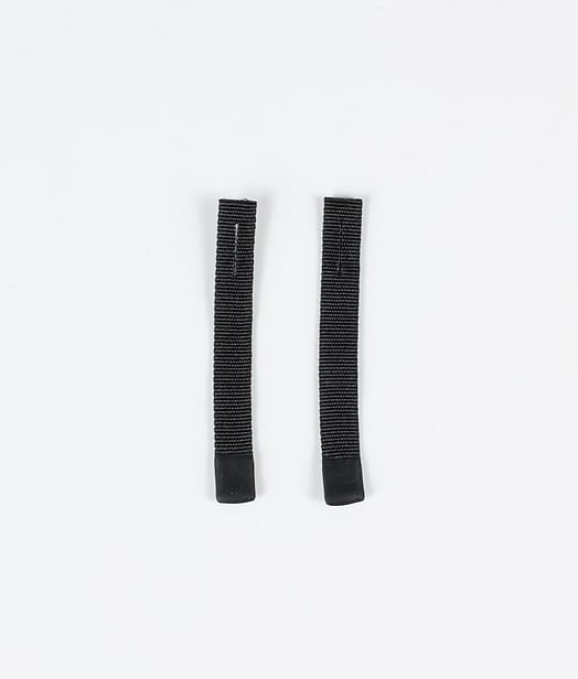 Utilities 2pc Rips Tape Zip Puller Replacement Parts Black/Black Tip
