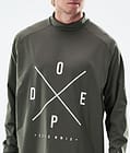 Dope Snuggle Termotričko Pánské 2X-Up Olive Green, Obrázek 5 z 6