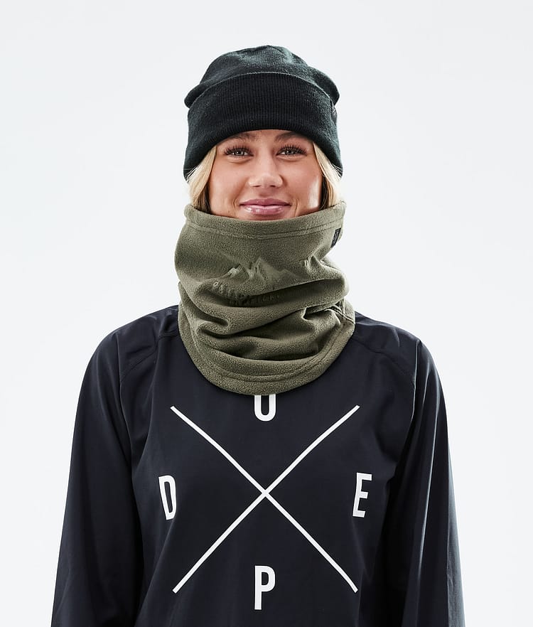 Dope Cozy Tube Ochraniacze na Twarz Olive Green, Zdjęcie 5 z 6