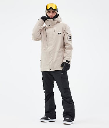 Dope Adept Snowboard Outfit Men Sand/Black