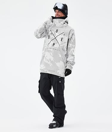 Dope Yeti Ski Outfit Men Grey Camo/Black