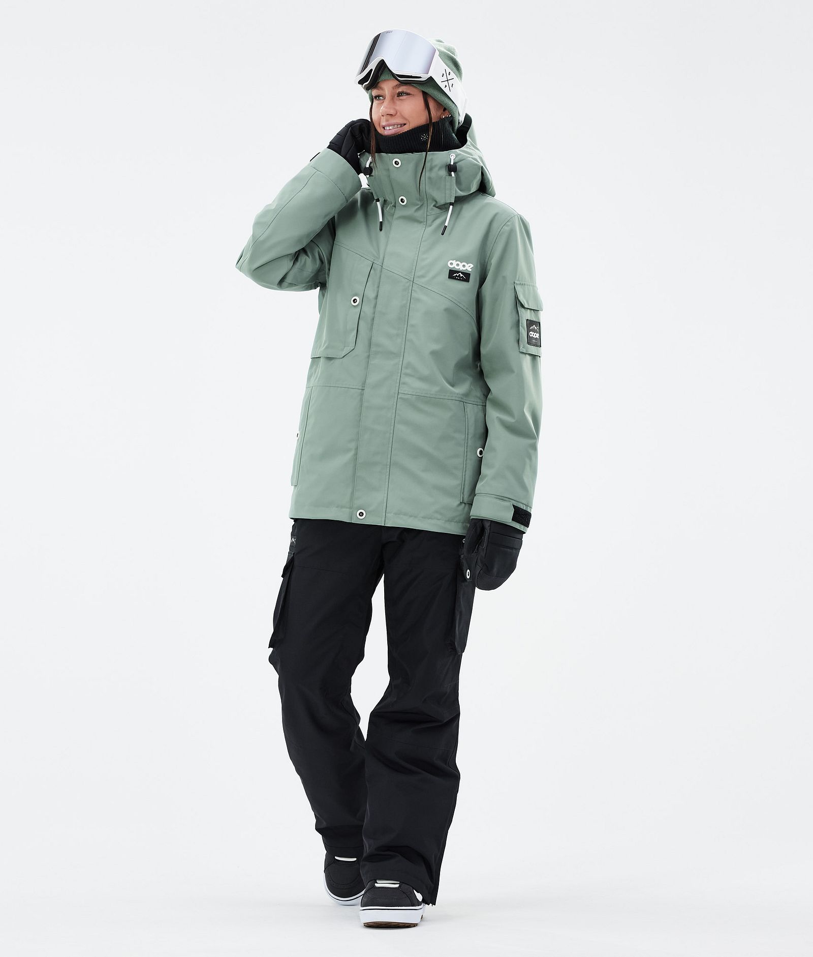 Dope Adept W Snowboard Outfit Damen Faded Green/Black, Image 1 of 2